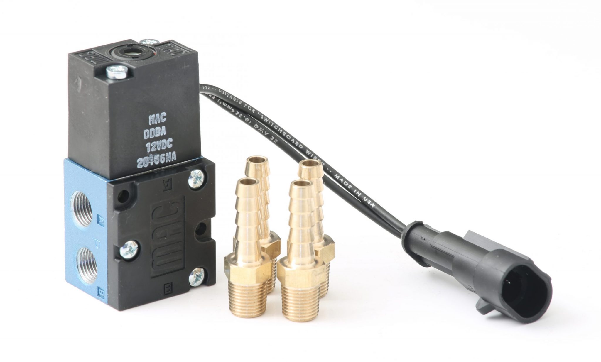 Custom Built Cars Mac Valve Boost Solenoid Mount Bracket – Fits 3 Or 4 Port EBCS, 18mm, Black ABS